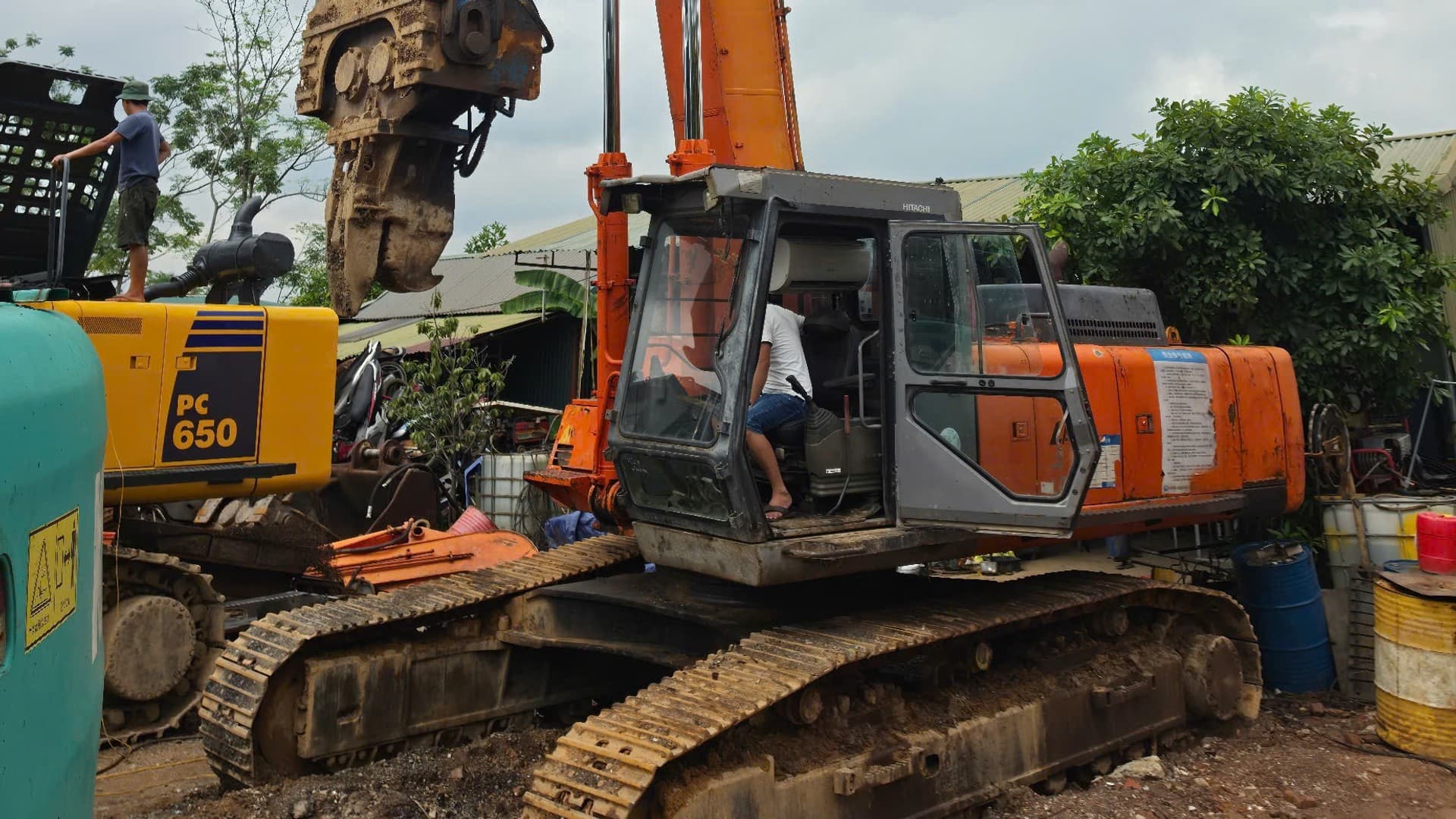 Máy Cân Cừ HITACHI Zaxis 450-1