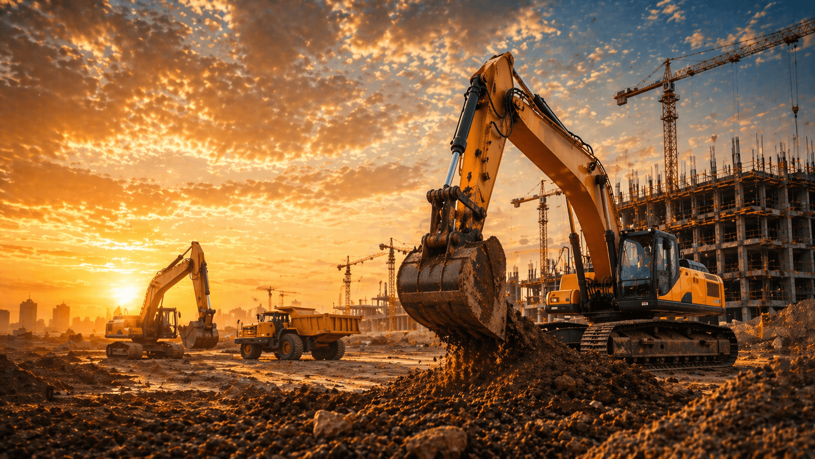 Giới thiệu máy công trình nhập khẩu chất lượng cao